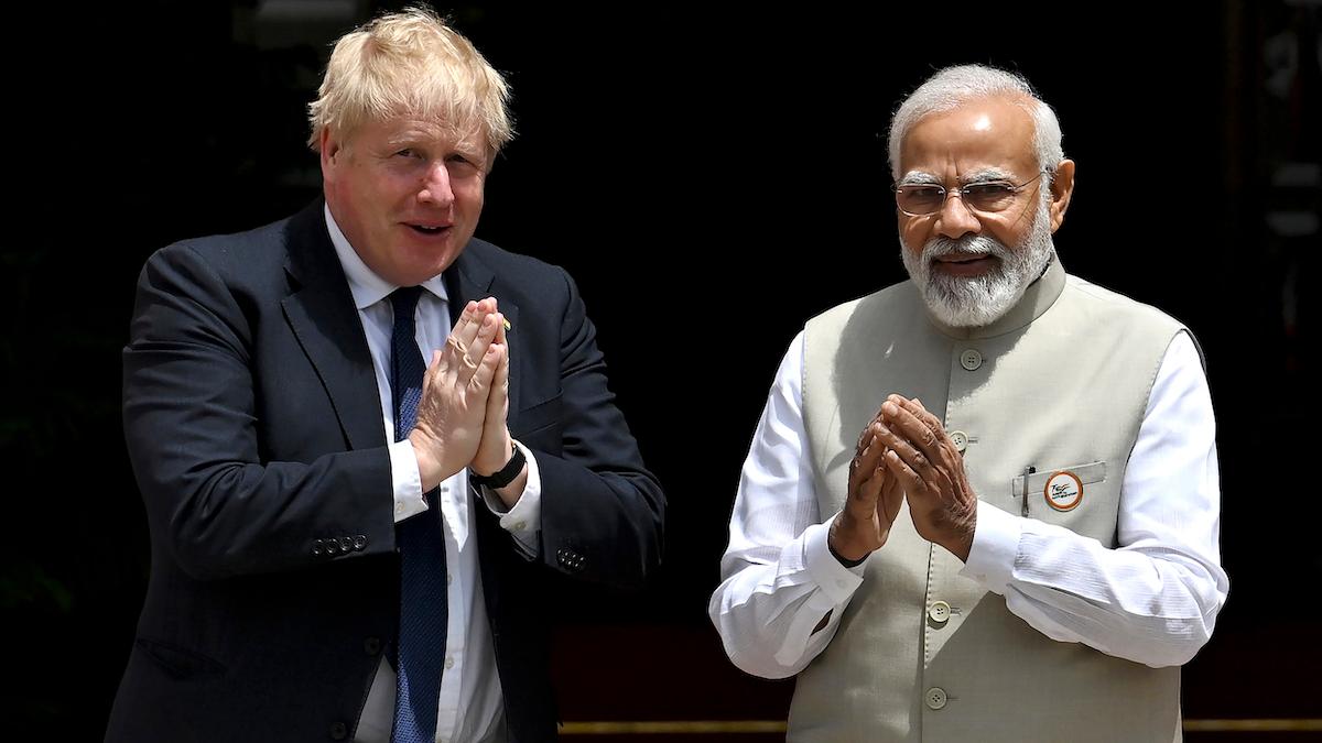 Storbritanniens premiärminister Boris Johnson har i dagarna träffat Indiens premiärminister, Narendra Modi, och diskuterat försvars-, energi-, och handelsförbindelser mellan de båda länderna.