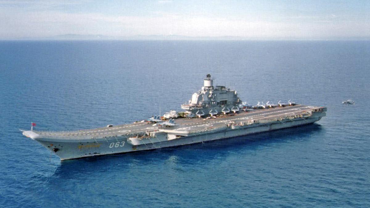Ryssland enda militära hangarfartyg med landningsbana blev ett fiasko eftersom man underlät att sköta underhållet av fartyget