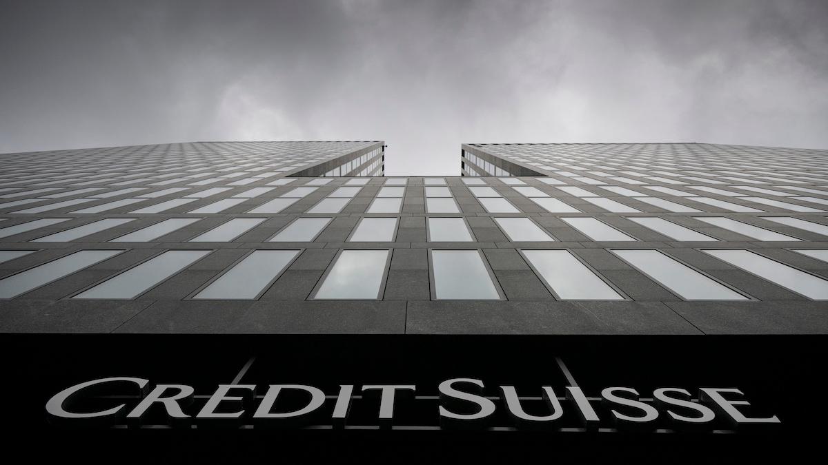 Den schweiziska banken Credit Suisse döms för att inte ha stoppat penningtvätt av drogpengar