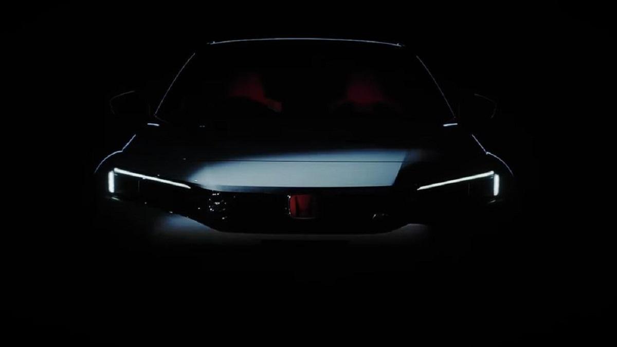 omslagsbild honda civic type r teaser video