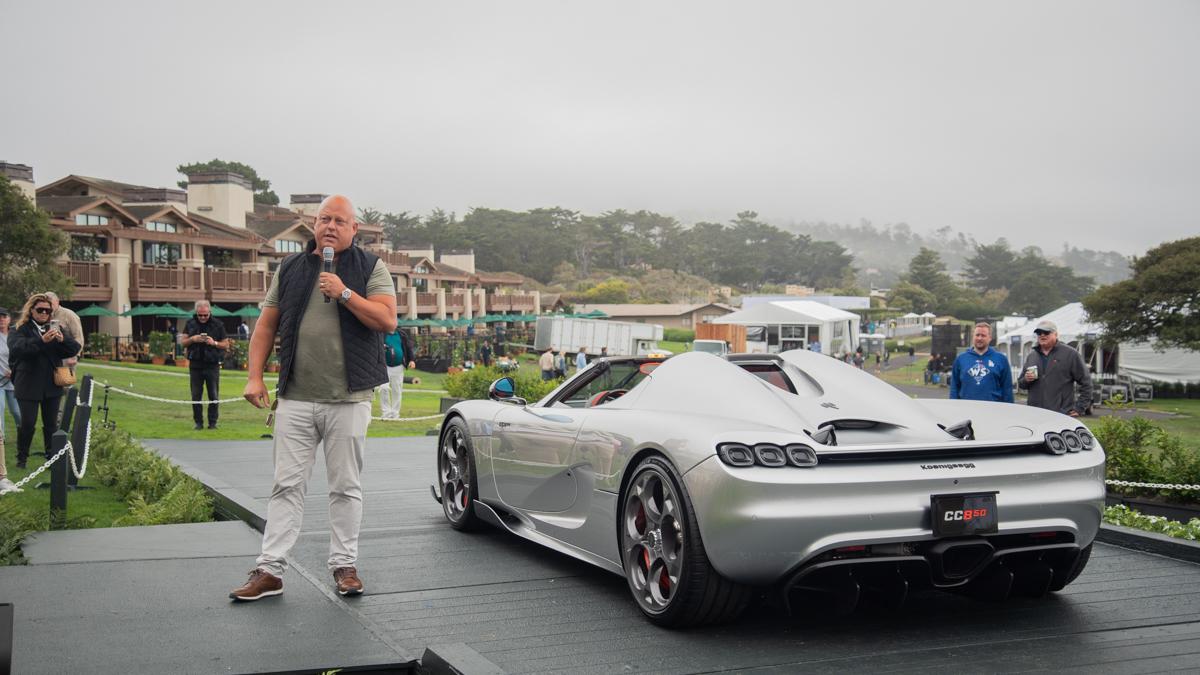 Christian von Koenigsegg på Pebble Beach