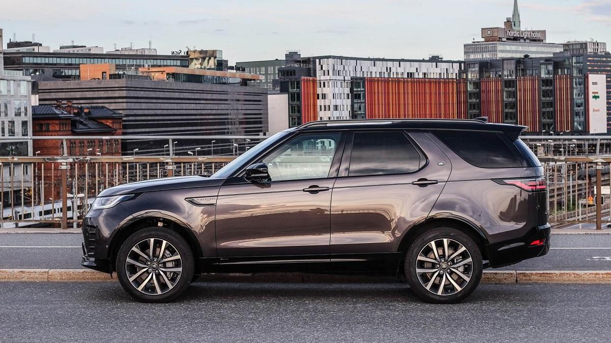 nuvarande land rover discovery i profil omslagsbild
