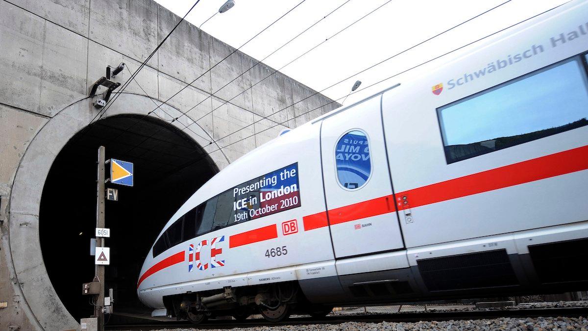 Ett tåg havererade i går eftermiddag inne i Kanaltunneln mellan Frankrike och Storbritannien, dock inte tåget på bilden. Passagerarna evakuerades efter lång väntan i tunneln