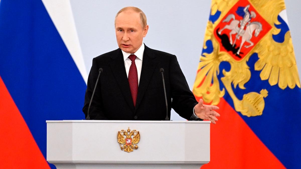 Putin: "Ryssland har fyra nya regioner"