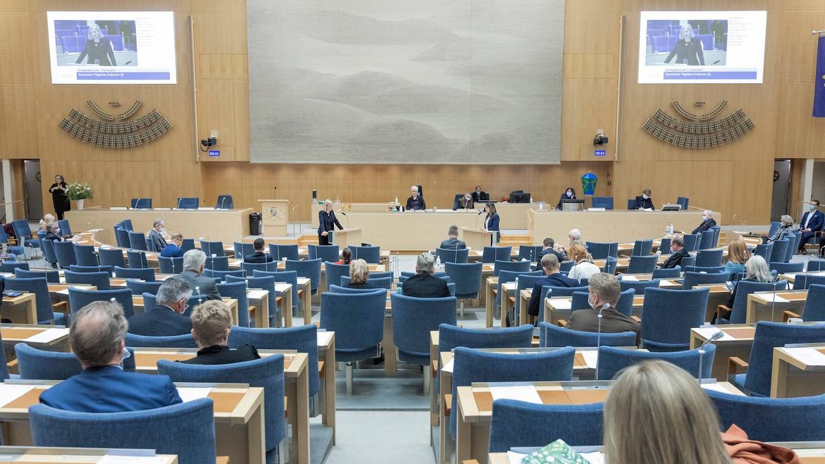 Riksdagen partiledardebatt 2022