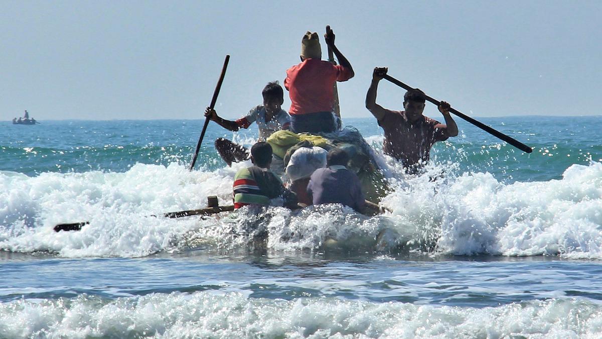 Fiskare i Myanmar, som enligt en ny rapport är ett utsatt område för dem som arbetar inom fiskeindustrin