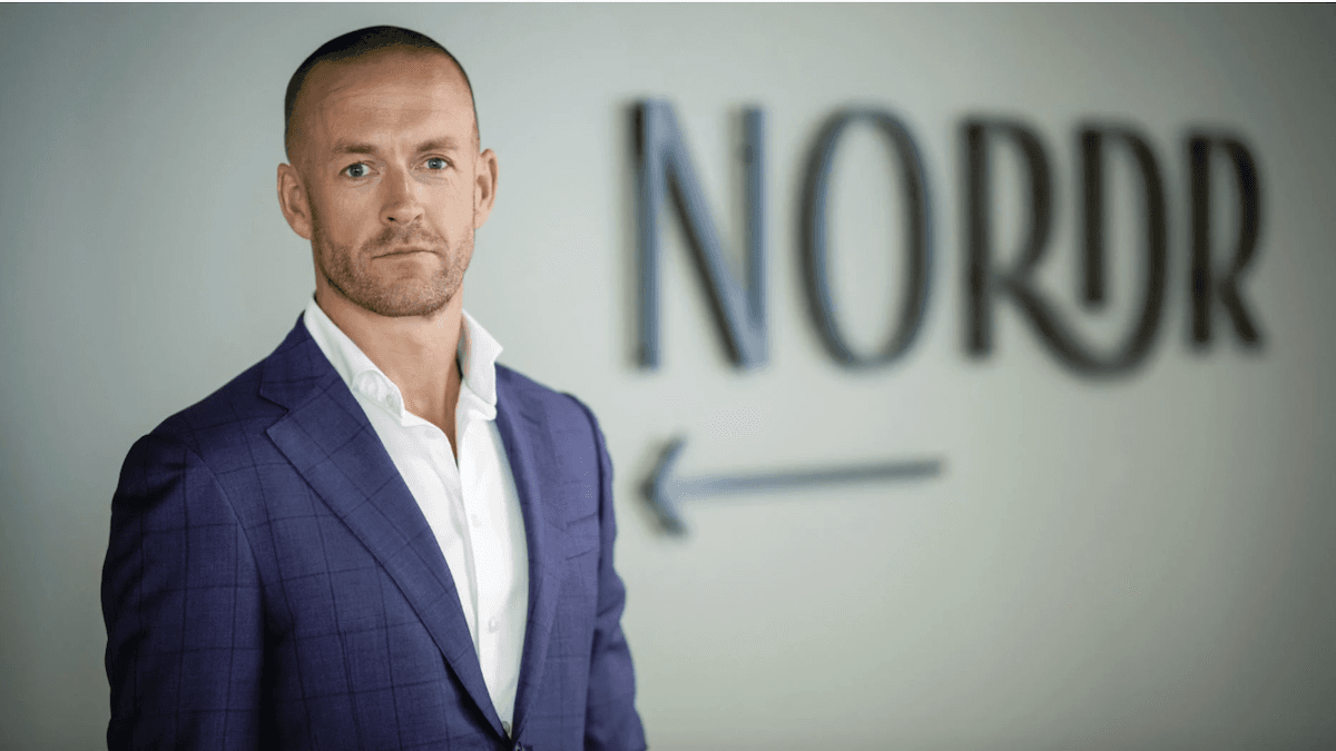 Nordrs koncernchef Andreas Martinussen. Nordr sålde färre lägenheter i Sverige under fjärde kvartalet 2022 än under fjärde kvartalet 2021