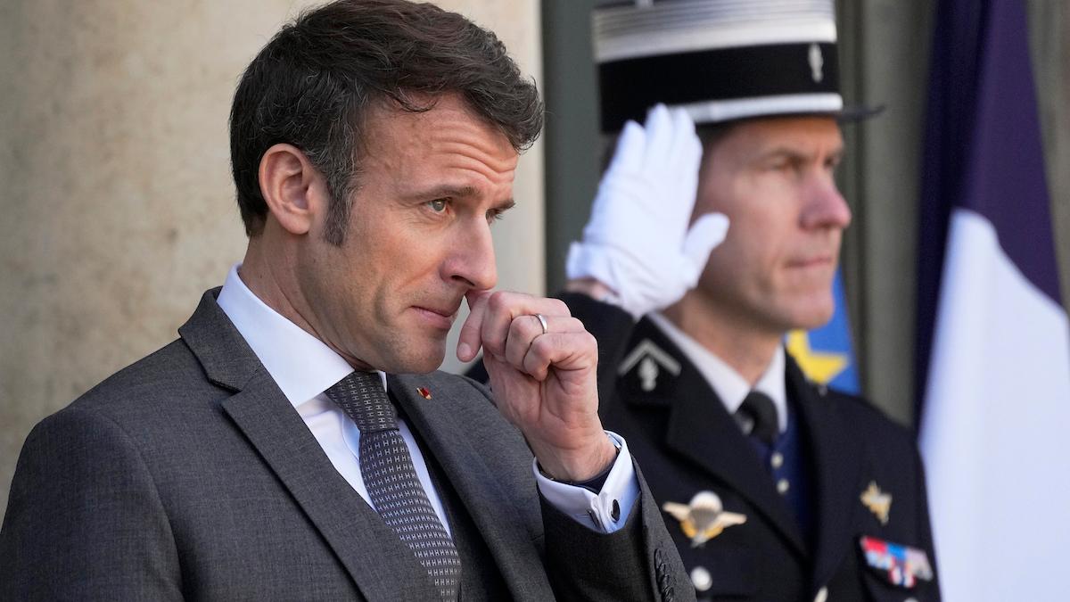 Macron Frankrike pension