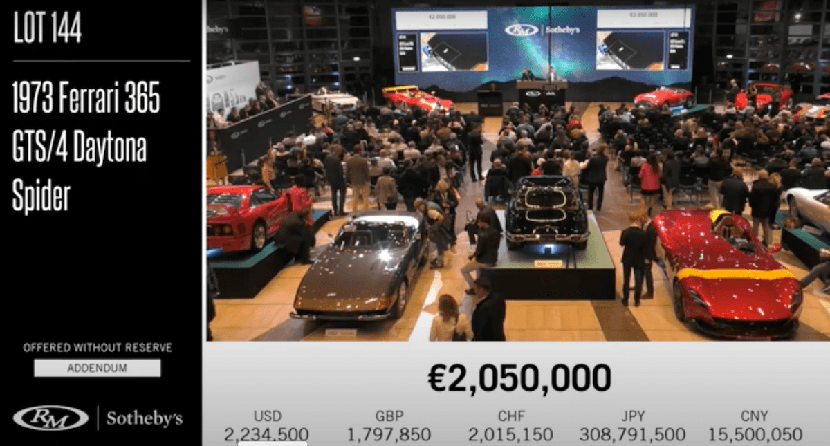 Ferrari-auktion