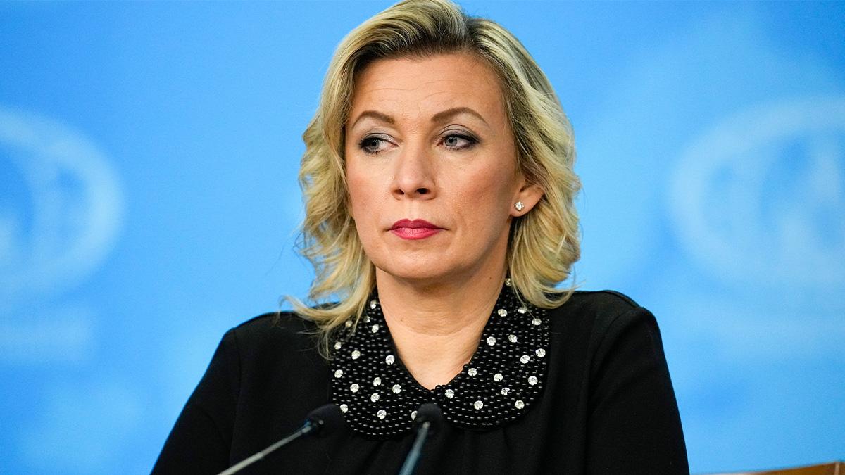 Det ryska utrikesdepartementets talesperson Maria Zakharova.