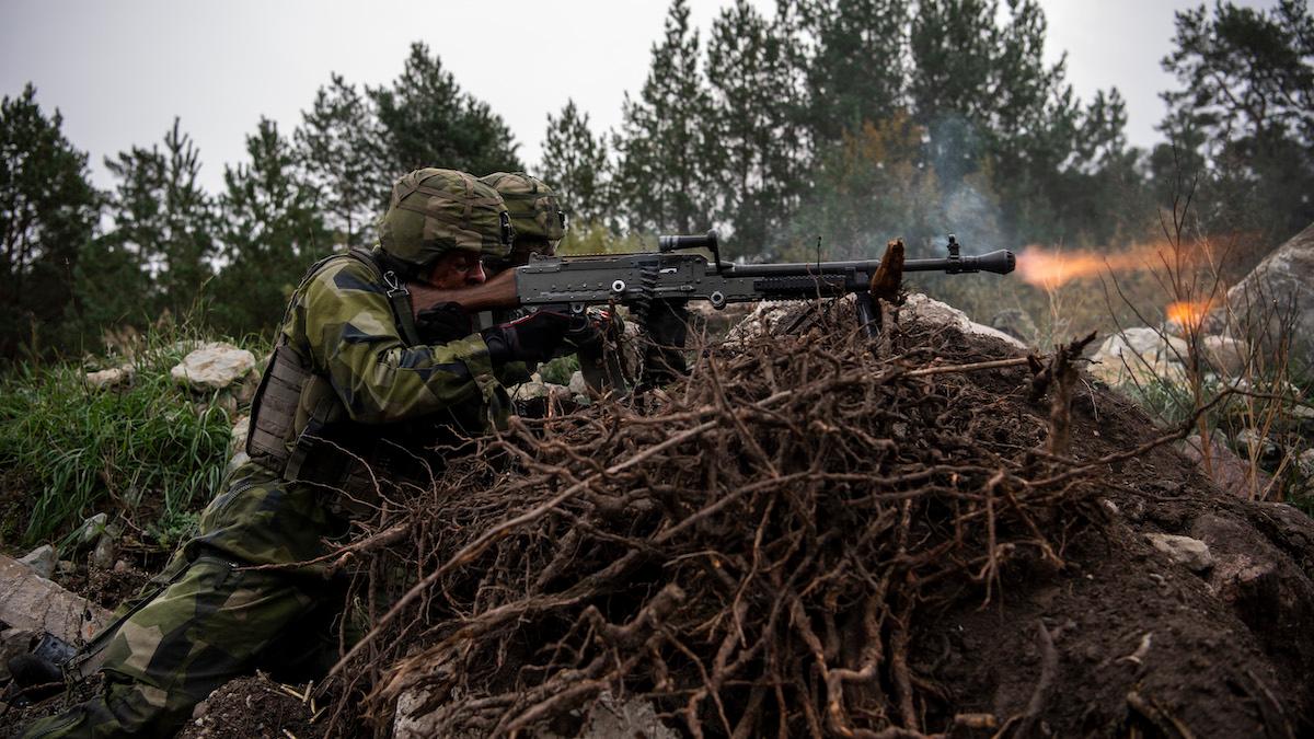 Sverige på plats i Ukraina