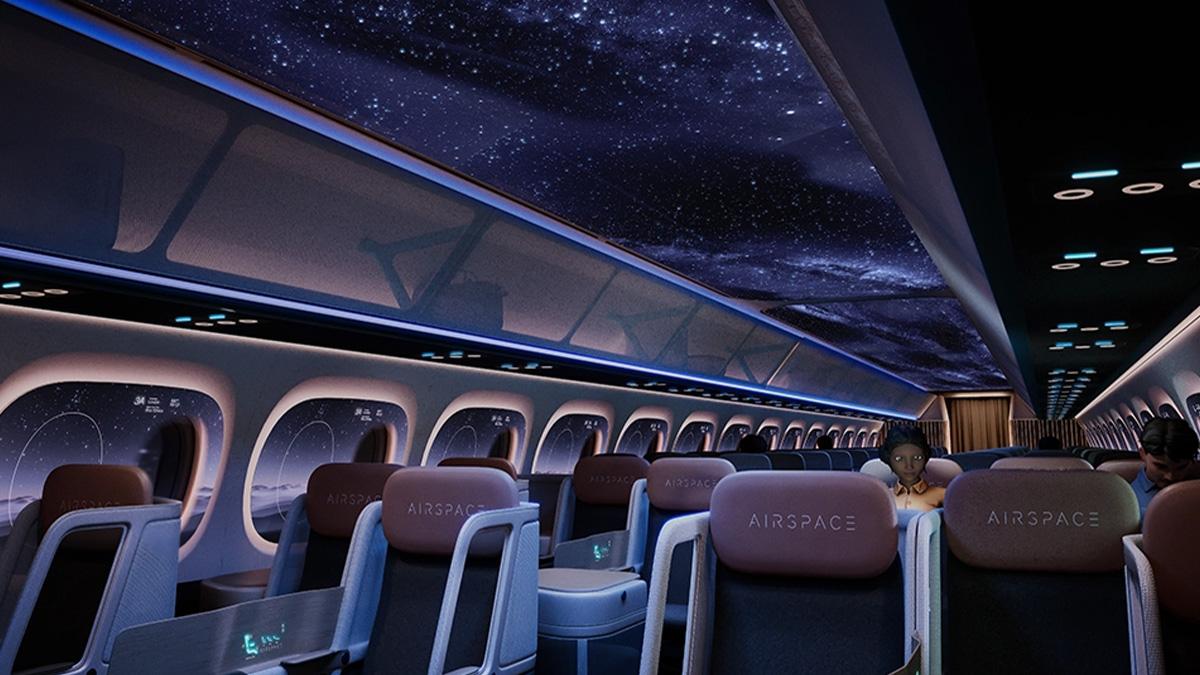 Så här kan framtidens Airbus-kabiner se ut. (Foto: Airbus)