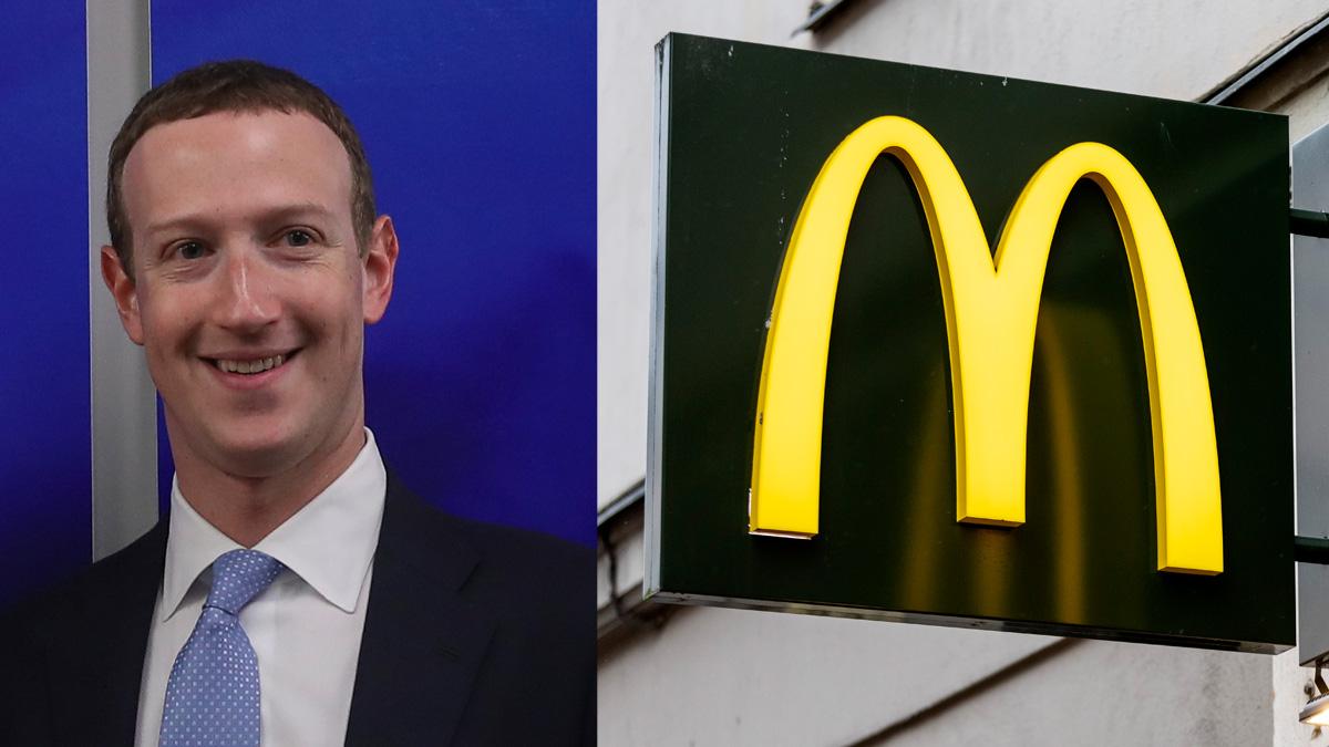 Zuckerberg McDonald's