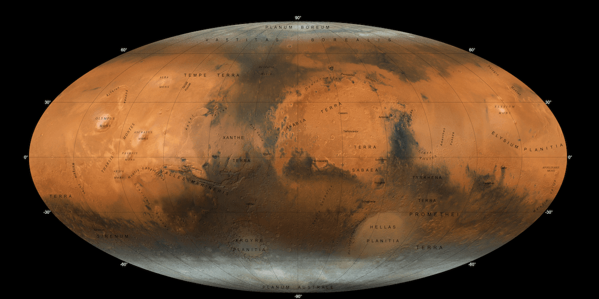 Bo på Mars? Nu kan du se kartan över planeten!