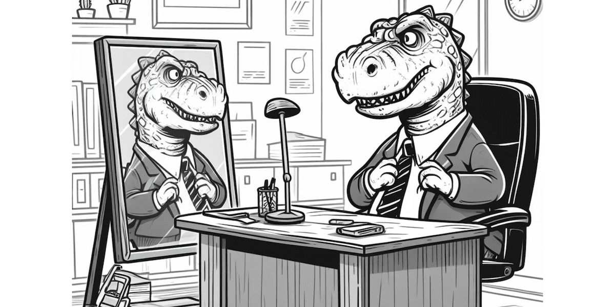 Utan digital transformation blir bolaget som en dinosaurie