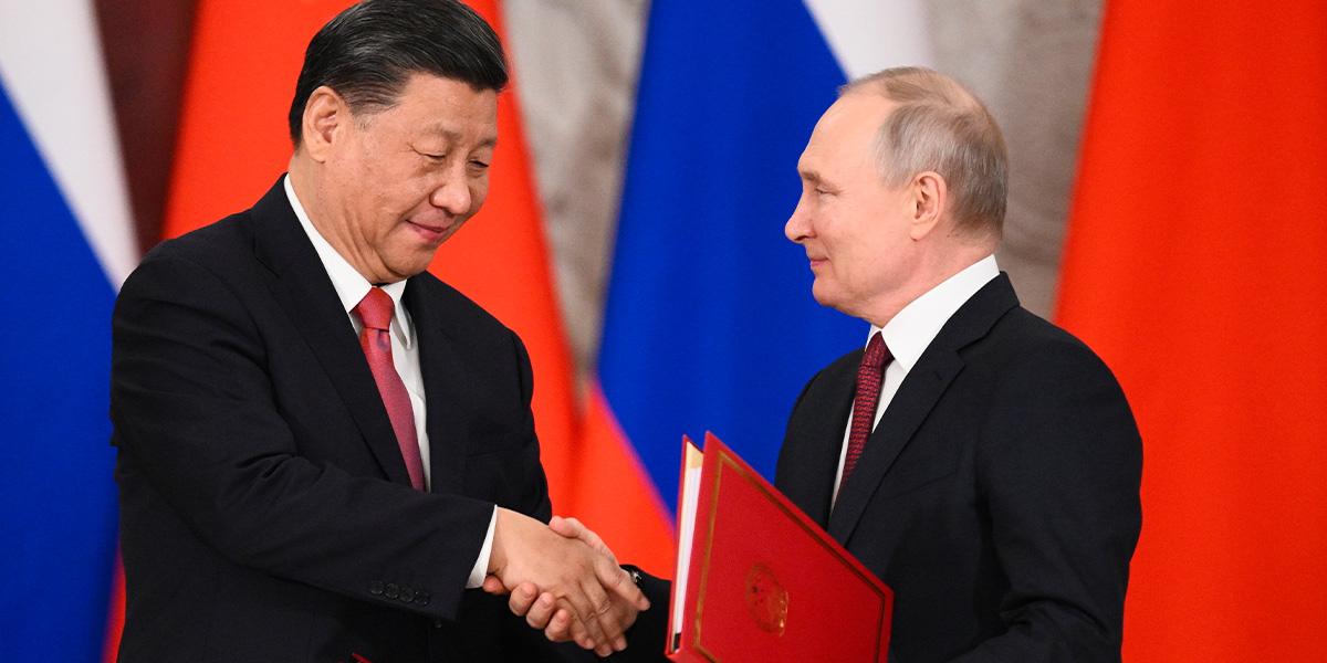 Putin och Xi Jinping