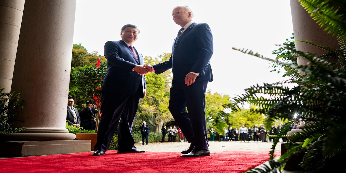 Joe Biden och Xi Jinping