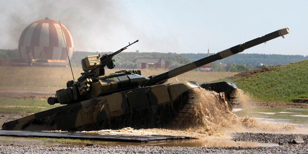 En rysk T-90A. En open source-analytiker frågar sig var alla Rysslands stridsvagnar av den här typen finns