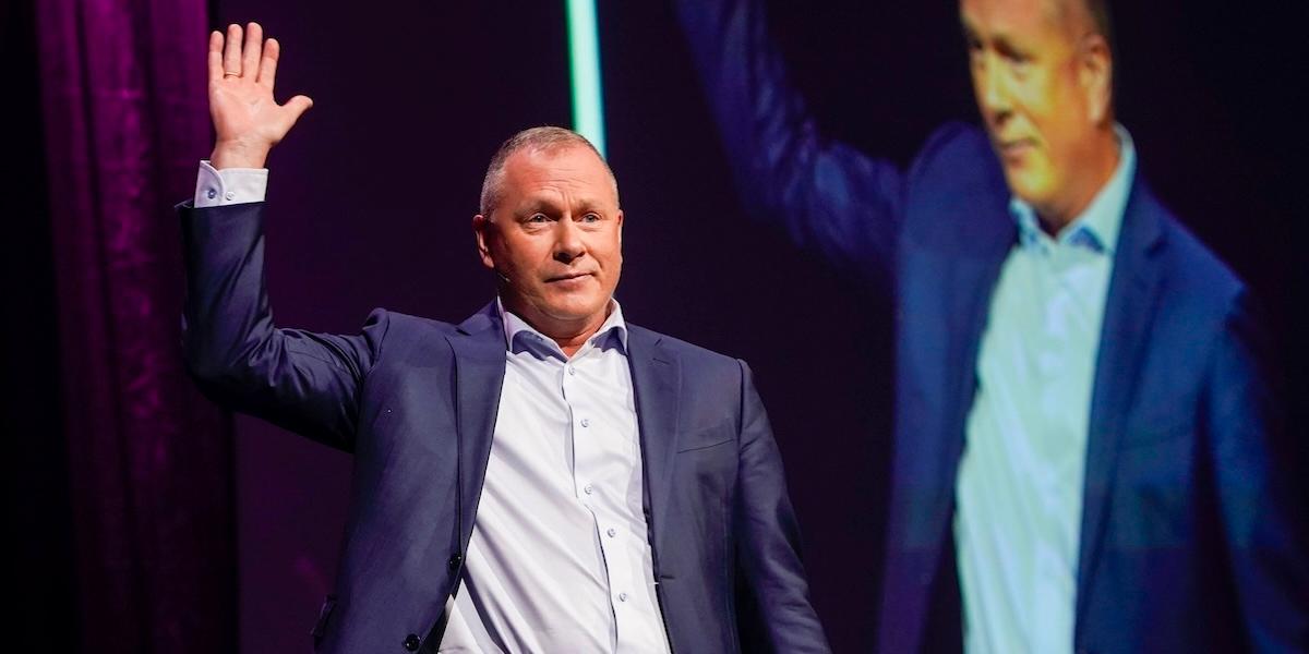 Den norska oljefonden, med Nicolai Tangen som chef, gjorde rekordavkastning under 2023. (Foto: TT)
