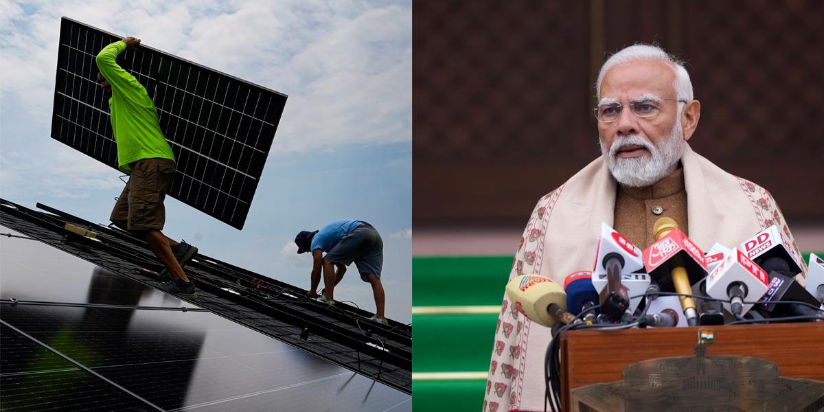 Indien solpaneler
