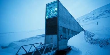 Svalbard Global Seed Vault där fröer från världens alla hörn bevaras
