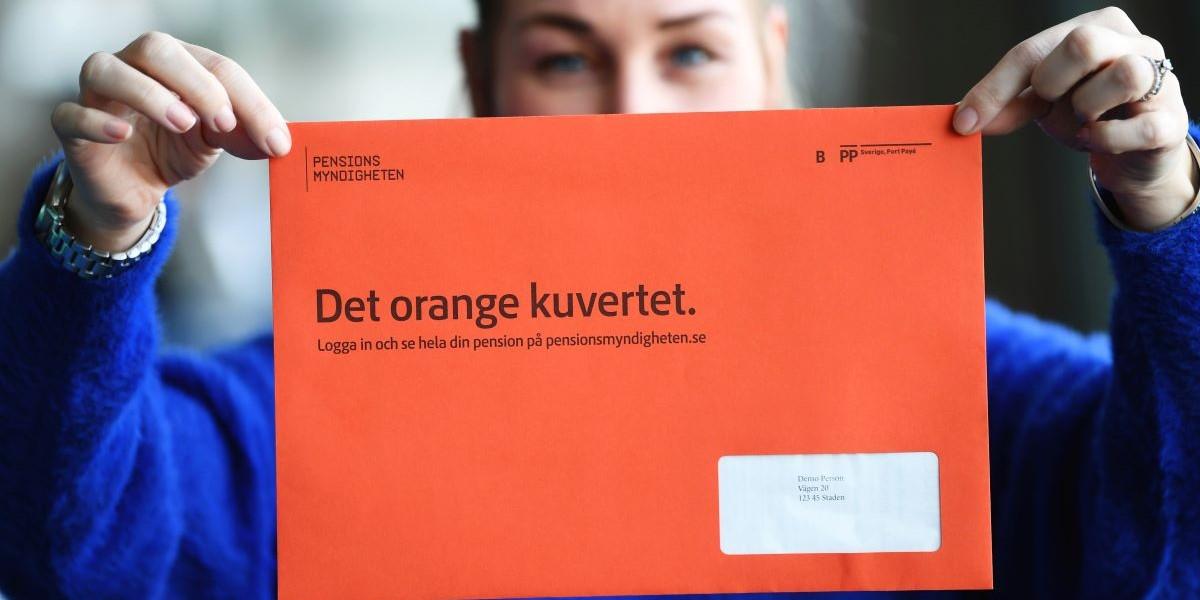 Orange kuvert, pension