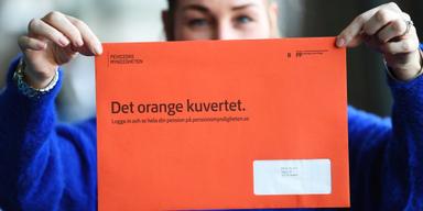 Orange kuvert, pension