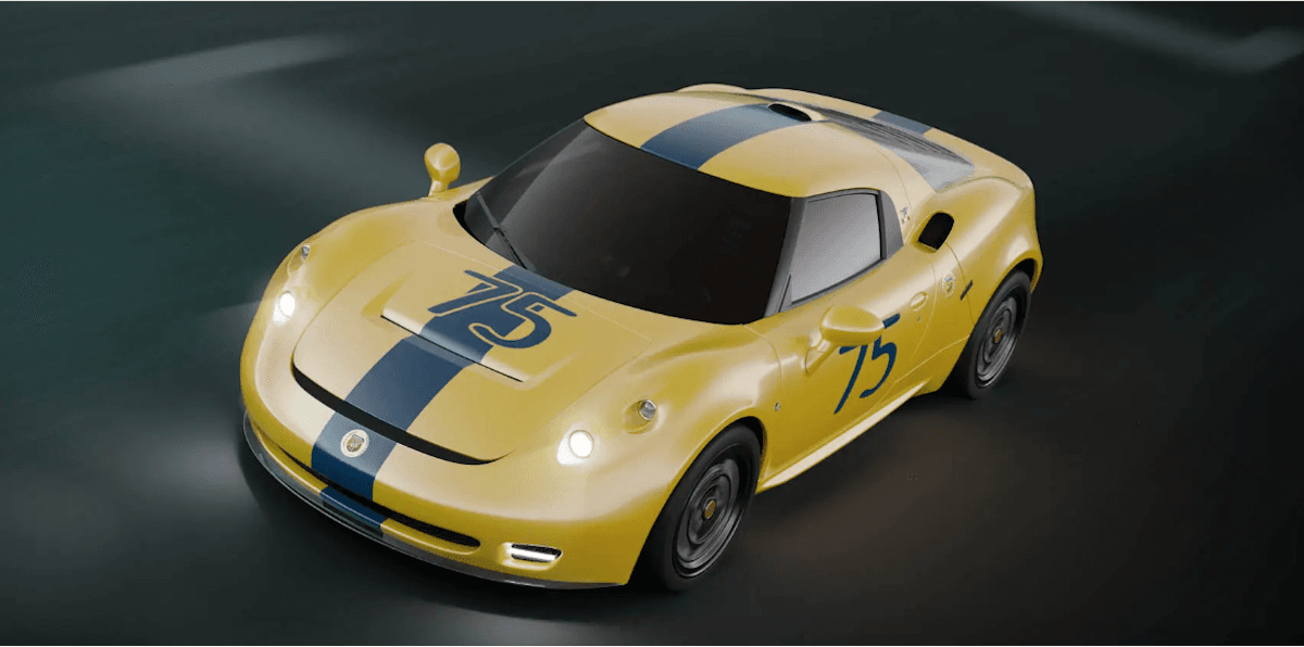 Abarth avslöjar en retro 2-sits sportcoupé för att fira sitt 75-årsjubileum.