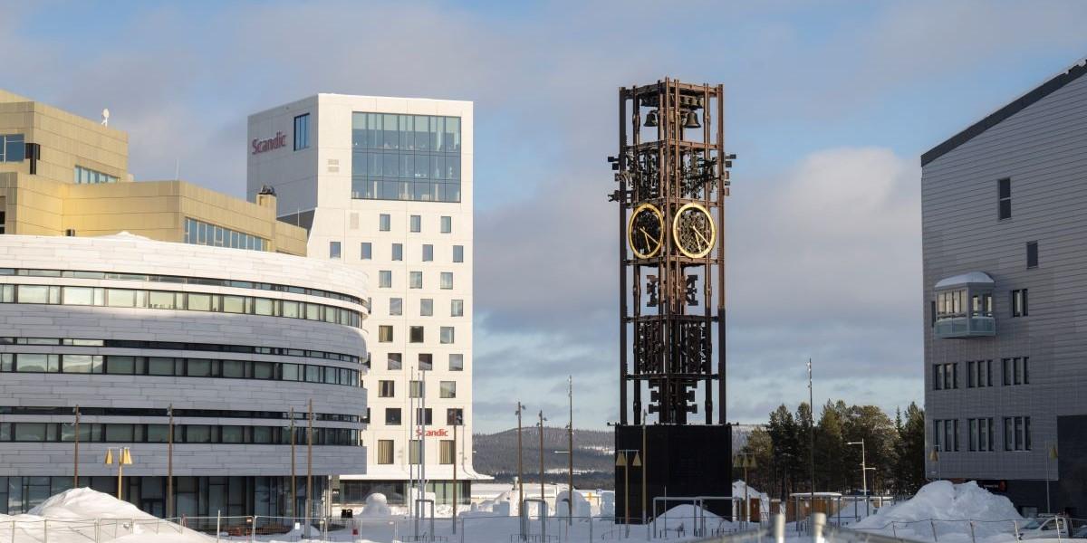 I Kiruna kan två av tre cykla till jobbet
