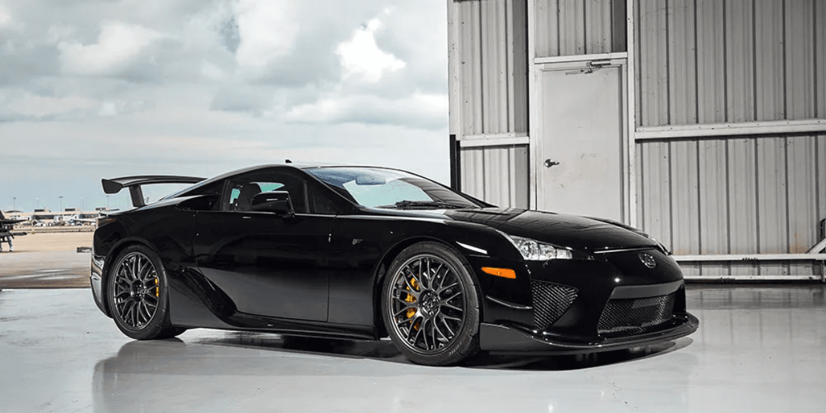2012 Lexus LFA Nürburgring-paket svart mot svart RM (Foto: Sothebys)