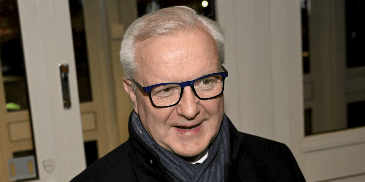 Olli Rehn, Finlands centralbankschef.