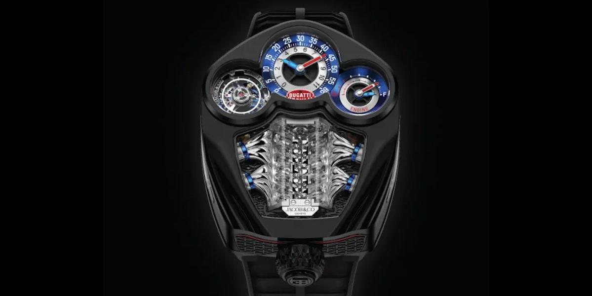 Jacob & Co:s Bugatti Tourbillon-lyxklocka.