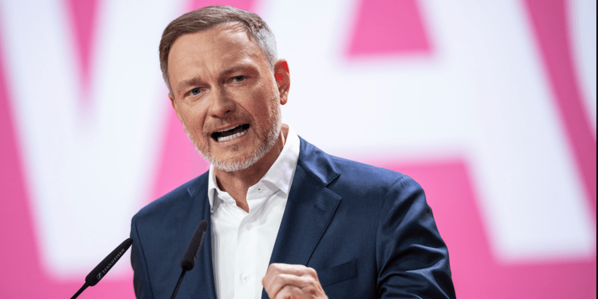 Tysklands finansminister Christian Lindner.