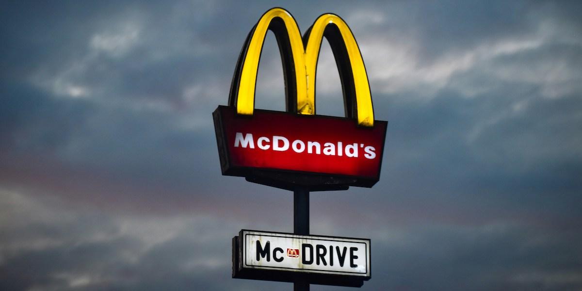 AI-beställningar på Mcdonalds drive thru.