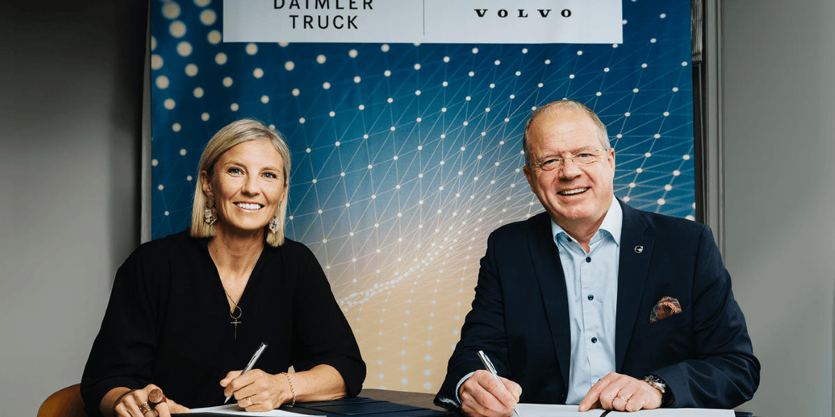 Nu har Volvo och Daimler skrivit avtal