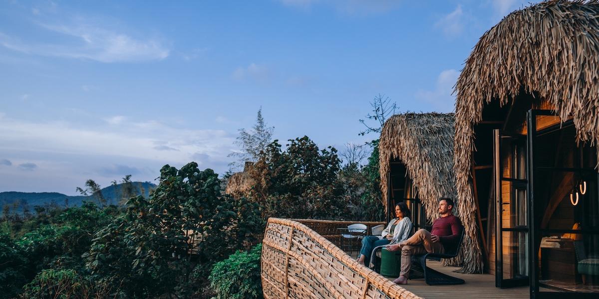 Bisate Reserve är en ekolodge mitt i Rwandas regnskogar.