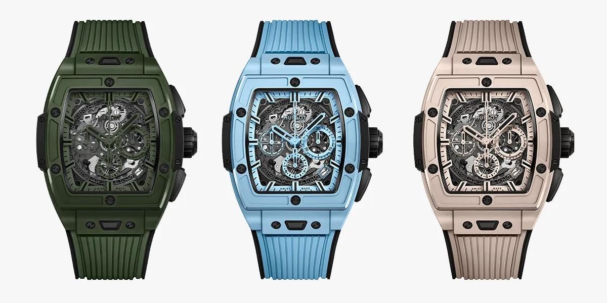 Hublots Spirit of Big Bang Chronograph är med på klockveckan och kostar drygt 27 000 dollar styck.