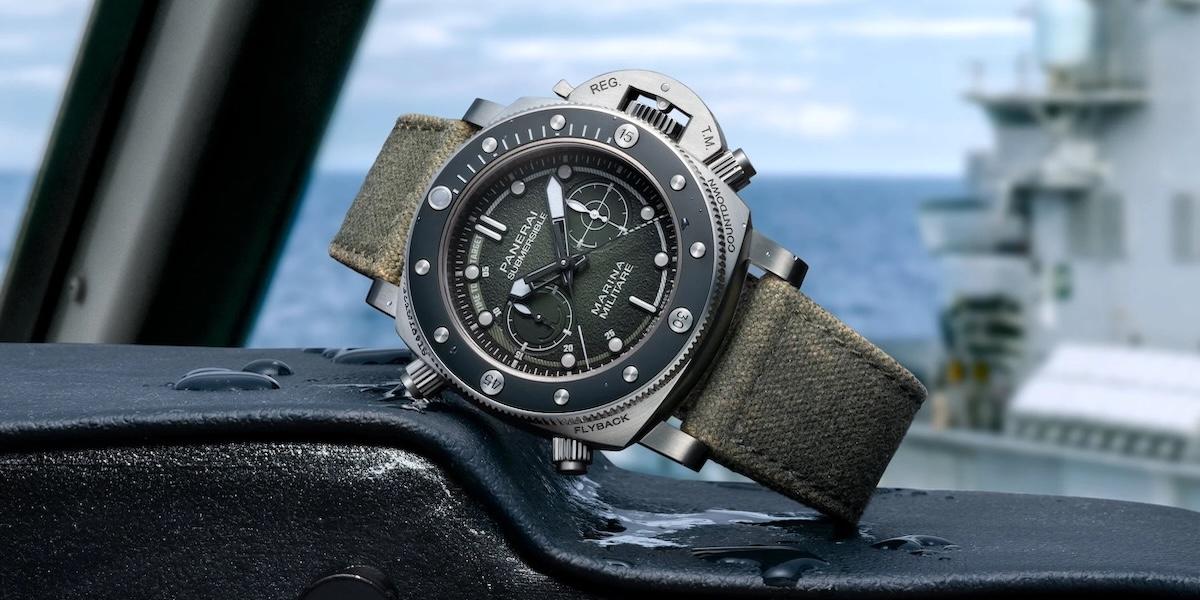 När äventyraren får bestämma: Panerai Submersible Chrono Marina Militare Experience Edition.