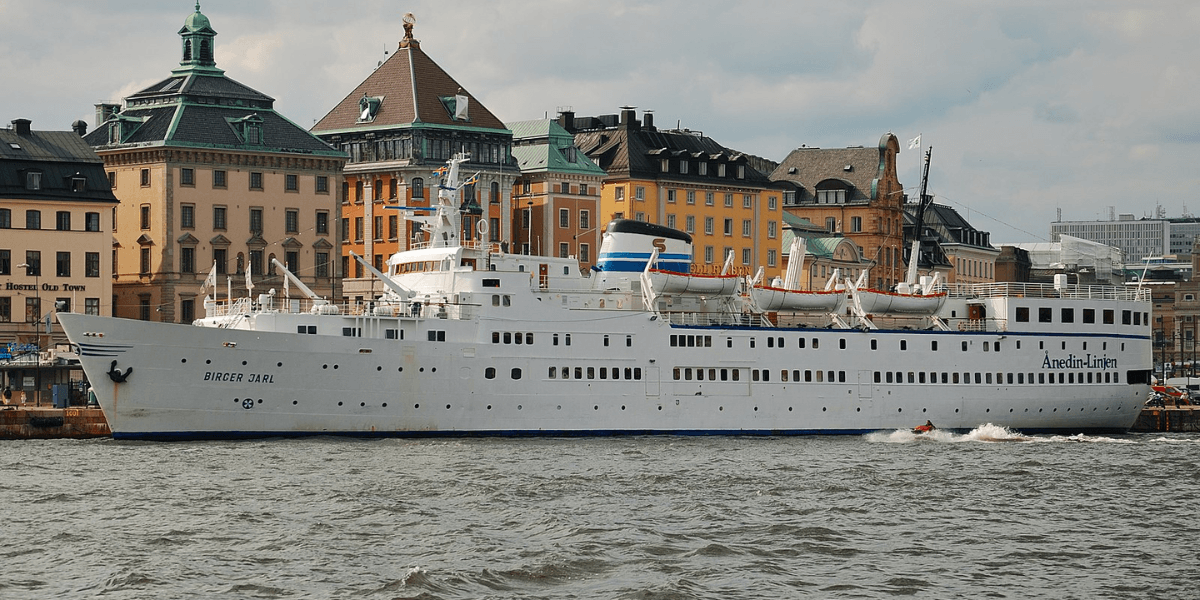 M/S Birger Jarl, nu till salu på Blocket. (Foto: Ankara Creative Commons Attribution-Share Alike 3.0)