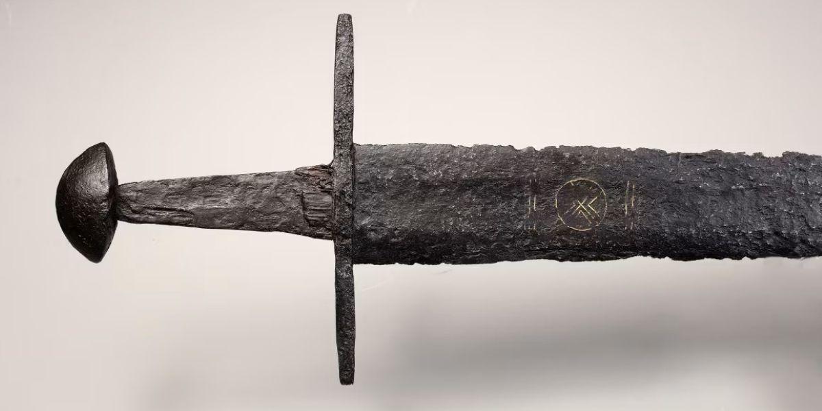 Ett tusenårigt svärd har hittats i Nederländerna