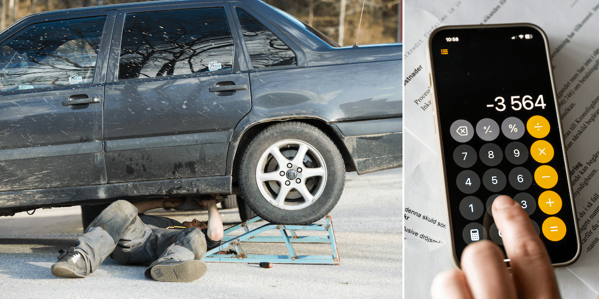 När bilen går sönder är det skönt att ha en buffert på sparkontot