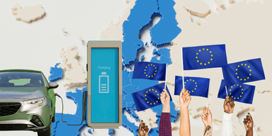 Kan EU ändra reglerna så det blir lättare för företagen att möta målen? (Foto: Planet Volumes for Unsplash, Curated lifestyle for Unsplash och Canva. Bilden är ett montage)