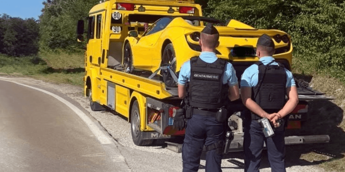 Skärmavbild från Gendarmerie de la Haute-Marne på Facebook.