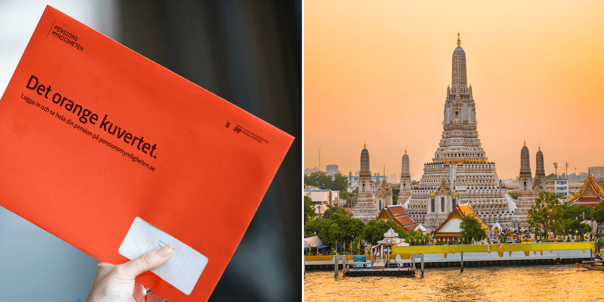 Pensionssugna svenskar kan få 7 000 kronor i lägre pension. Ett plåster på såren kan vara billigare resor till Bangkok
