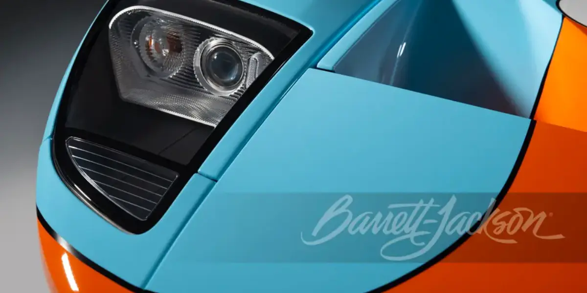 2006 Ford GT Heritage Edition is Production No. 3 till salu på auktion. (Foto: Barett-Jackson)