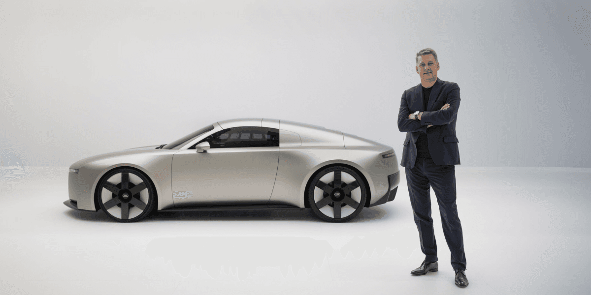 Audi CEO Gernot Döllner och Audi Concept C. (Foto: Audi)
