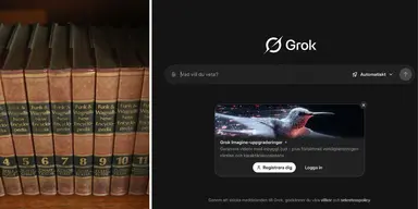 Wikipedia-utmanaren har kopierat Wikipedia. (Foto: Canva och Grok)