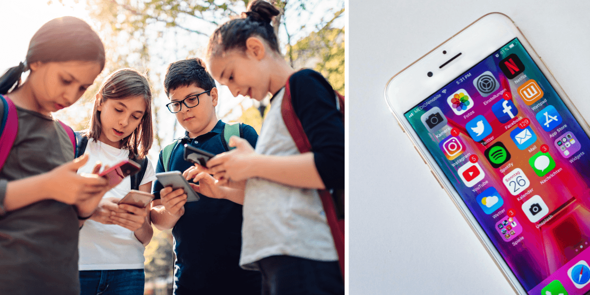 Borde Sverige ha åldersgräns på sociala medier? (Foto: Canva och Sara Kurfeß on Unsplash)