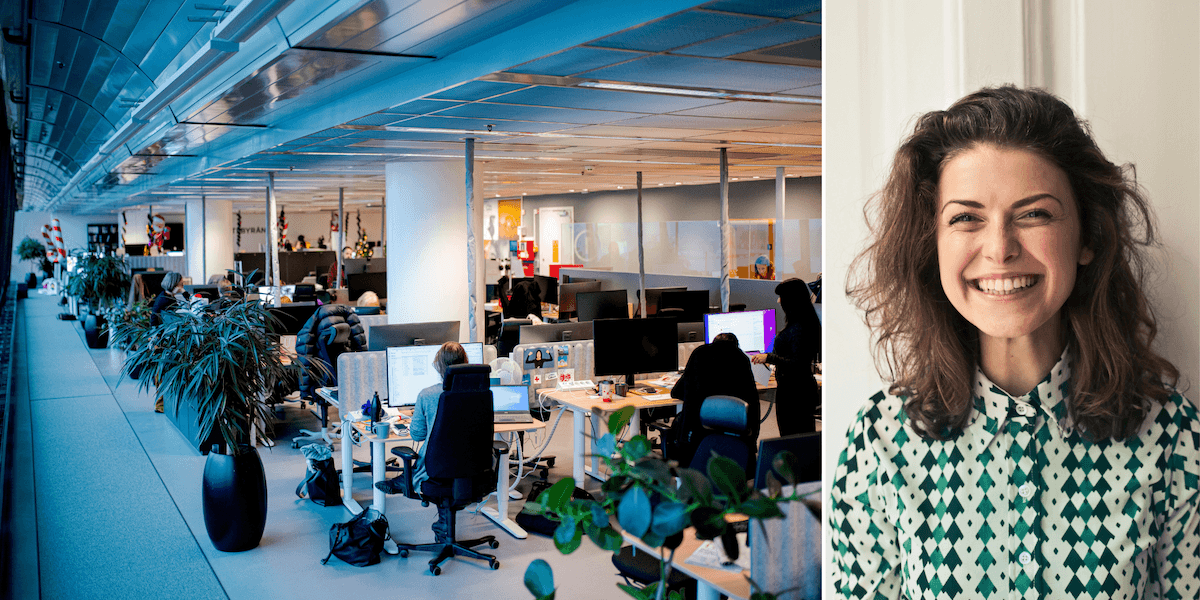 Lycklig på jobbet