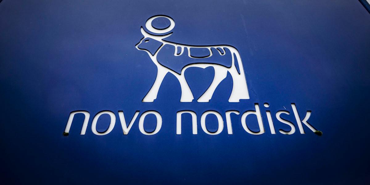 Novo Nordisk skylt